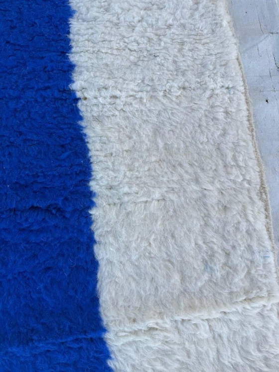 Image 1 of Handmade multicolored Beni Ouraine rug, 2/3 m