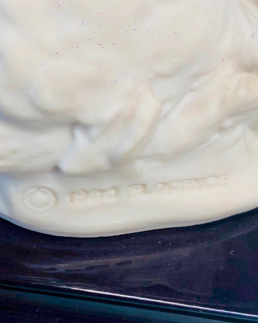 Rare Vintage Giuseppe Armani Capodimonte Figurine - "Good Chicks" - Girl with Chickens - Signed