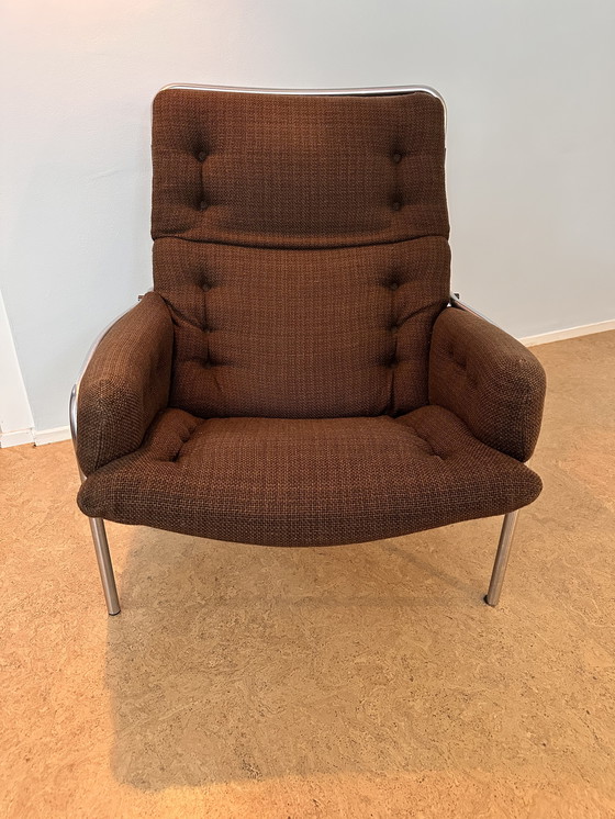 Image 1 of Original Martin Visser armchair - model SZ09 'Nagoya' - brown design icon