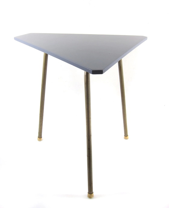 Wim Rietveld vintage sixties side table – Minimal Dutch design Coffee Table – Rietveld (Wim), Metal (photo 4 of 7)