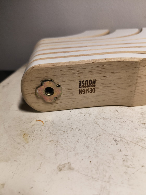 Image 1 of 2919 Design House Stockholm, chandelier pliant en bois d'hévéa laqué par Jonas Grundell