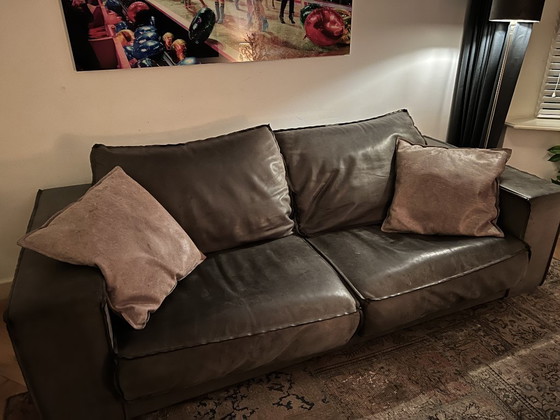 Baxter Budapest – Nabuck Grey – 2 zitsbanken, Leather (photo 6 of 6)