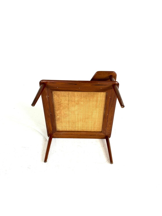 Image 1 of Table d'appoint d'angle vintage « Minerva », France & Son '60
