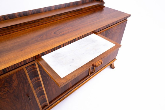 Image 1 of Chest of drawers - Art Deco buffet, Poland, 1940s.
