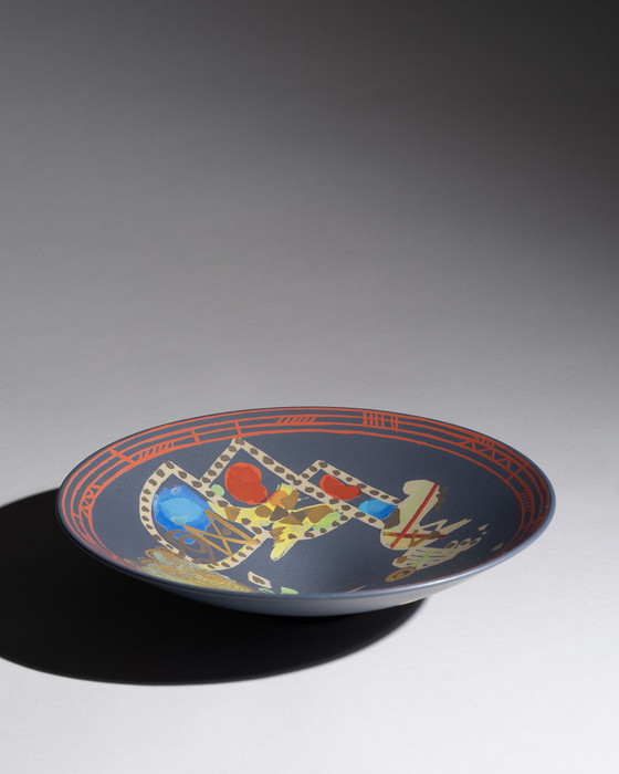 Image 1 of Gilbert Portanier Rosenthal Liguria Wall Plate Bowl Porcelain Modernism 1970s 