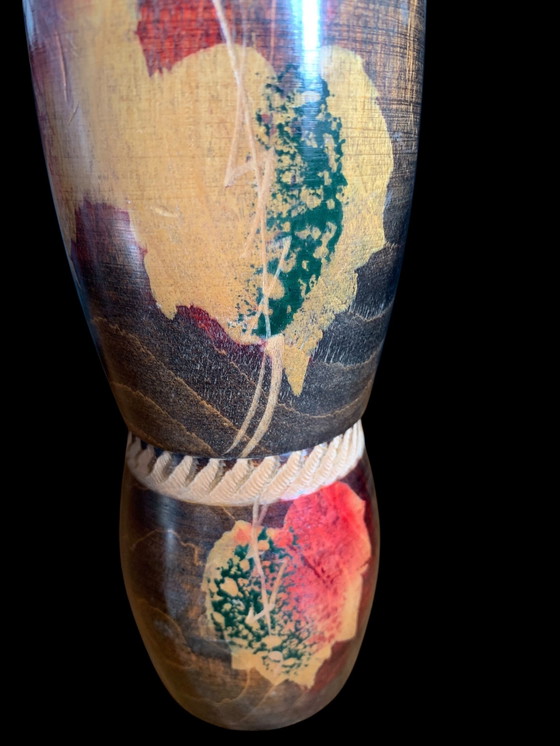 Image 1 of Kokeshi d'arte giapponese Sato Kōson (1978) 35 cm fatto a mano e firmato