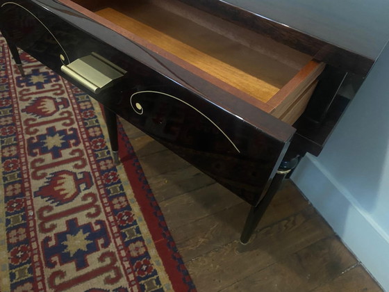 Image 1 of Juego de 2 mesitas de noche estilo Art Déco