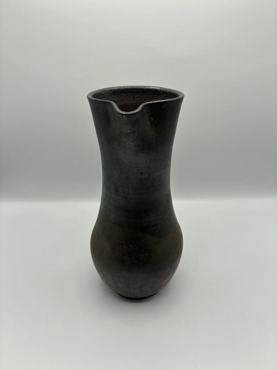 Large brown stoneware pitcher – Dubost Noiron Pottery – Burgundy – Mid-20th century – Decorative Objects (photo 4 of 7)