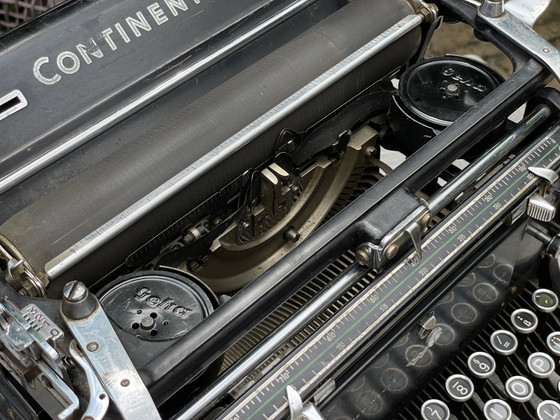 Image 1 of Voll funktionsfähige Wanderer Continental Schreibmaschine 1922 Berlin - gereinigt und geölt