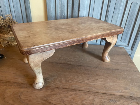 Image 1 of Footstool Bench Stool Side table French