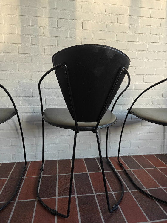 Image 1 of Juego de 4 sillas de diseño - Arrben 'Linda' - Negro