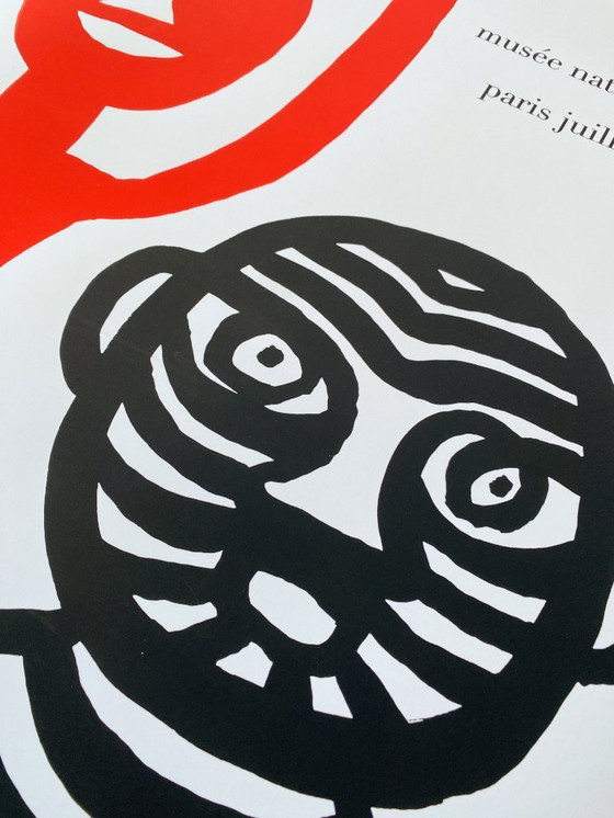 Image 1 of L'uomo tigre e l'uomo rosso (1965) - Poster di Alexandre CALDER - 50 × 70 cm