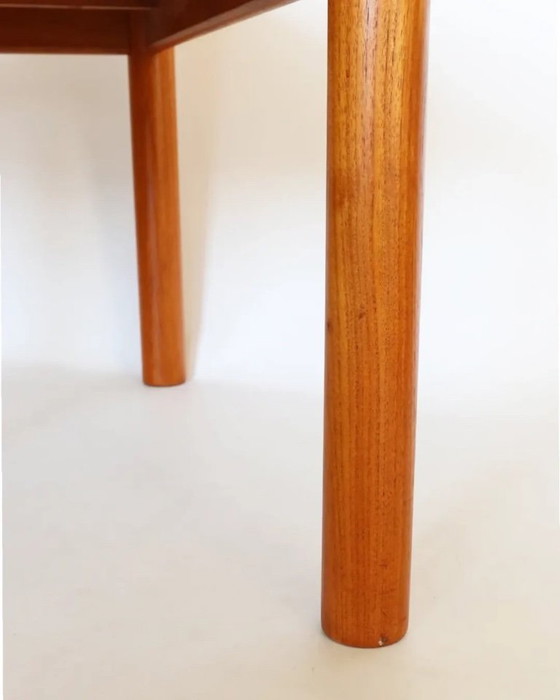 Image 1 of Vintage teak coffee table square Danish design retro 50s