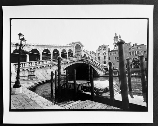 Michel Pinel - rara fotografía del Rialto de Venecia en 2002