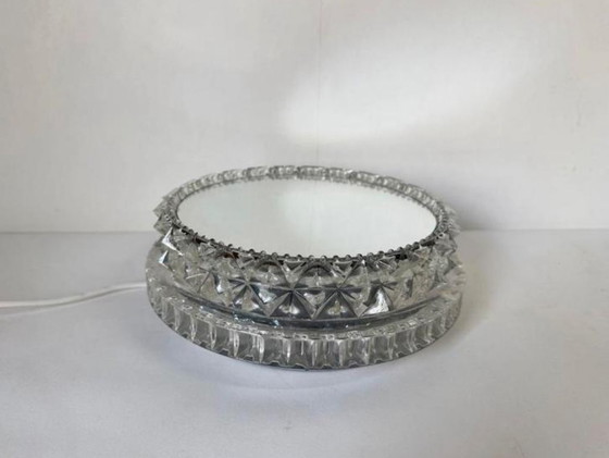 Image 1 of Lampada da parete vintage con specchio, Glashütte Limburg, metà secolo