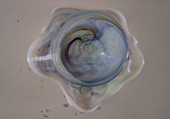 Image 1 of Kunstglas-Obstschale Mick et Bob Le Bleïs 30 x 20 cm