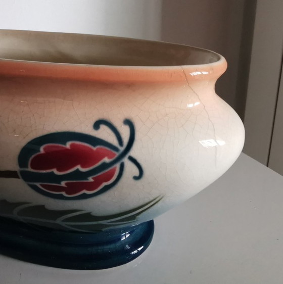 Image 1 of MODERNIST FLOWERPOT – PLANTER – GUSTAV DE BRUYN – CERTIFICATE OF AUTHENTICITY