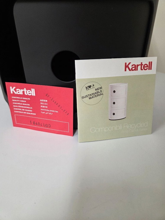 Image 1 of Kartell Componibili 2-compartment side table by Anna Castelli Perrieri