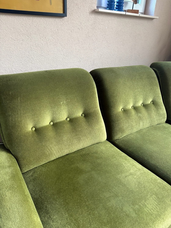 Divano angolare modulare verde vintage anni '70 – Divani modulari, Altro (photo 3 of 5)