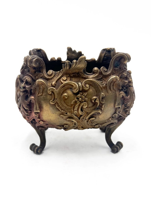 19th Century Bronze Small Bowl by Antonio Pandiani