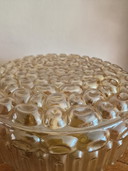 Bellissima lampada da soffitto con finitura madreperla lucida