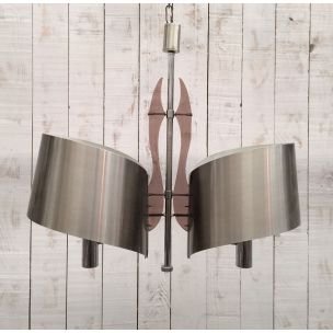 Lampada a sospensione vintage di Maison Charles, 1960