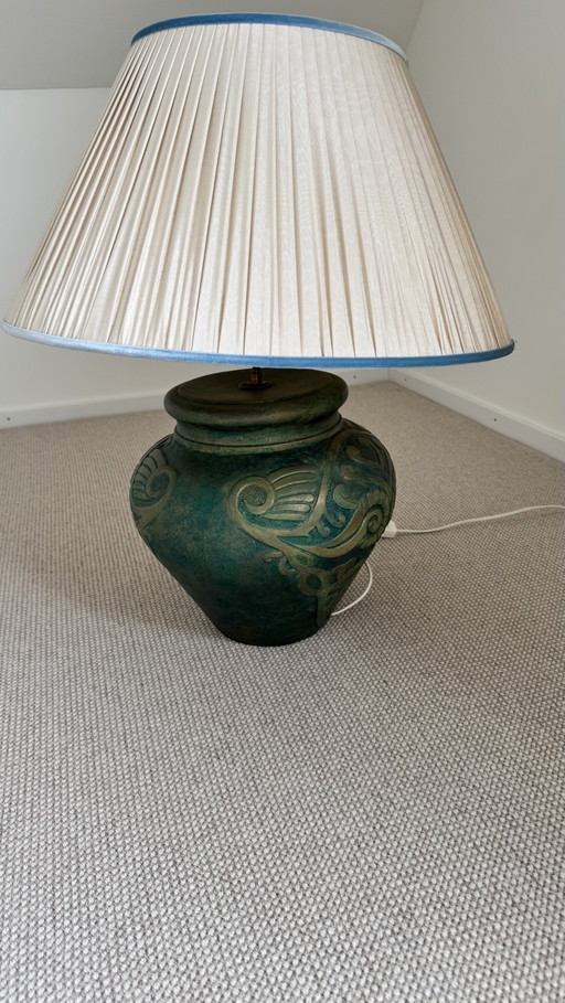 2 Ralph Lauren Lamps – tafellampen, Ceramic, Textile