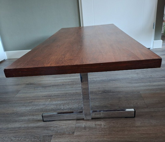 Image 1 of Table basse design du milieu du siècle. Meubelindustrie Gelderland N.V. Culemborg. Palissandre.