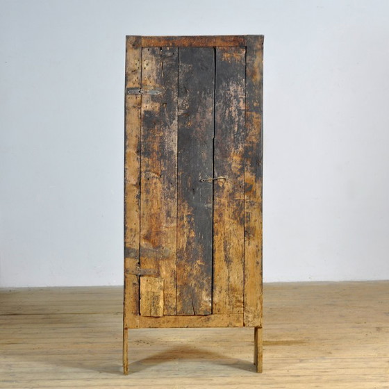 Image 1 of Beech Wabi-Sabi Cabinet, 1850s