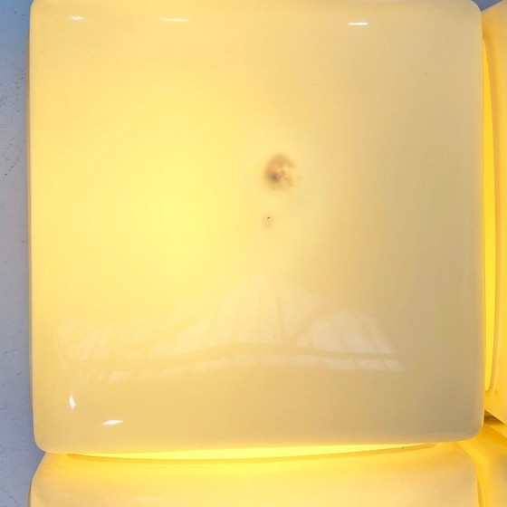 Image 1 of Set van 4 Cnosso wandlampen van Angelo Mangiarotti voor Artemide, jaren 60