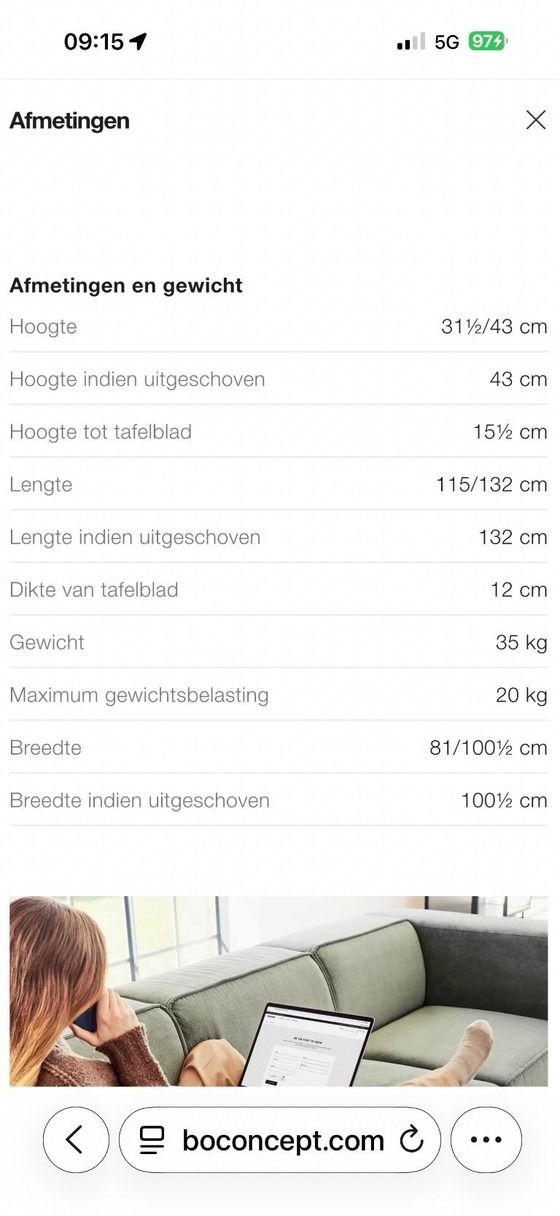 Image 1 of Table basse BoConcept