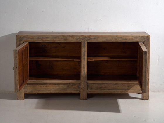 Grande credenza cinese in pino intagliato – Cina, circa 1930 – Credenze (photo 38 of 40)