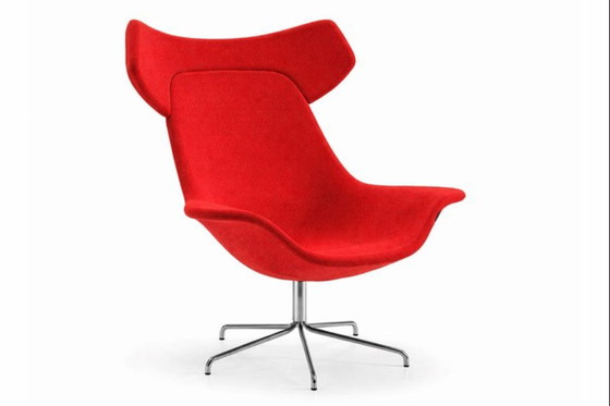 Image 1 of Poltrona Offecct Oyster Easychair rossa di Michael Sodeau