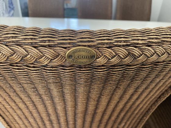 Image 1 of 6 wicker chairs from LOOM
