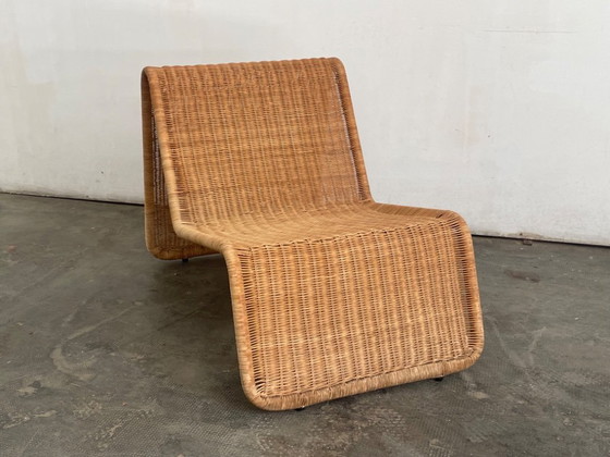 Image 1 of Tumbona de ratán P3, Tito Agnioli, bonacina años 70