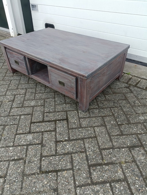 Teak coffee table