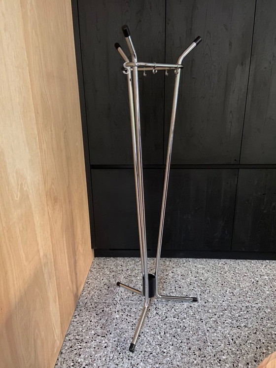 Image 1 of Thubax van Willy van der Meeren, jaren 60 Chroom kapstok