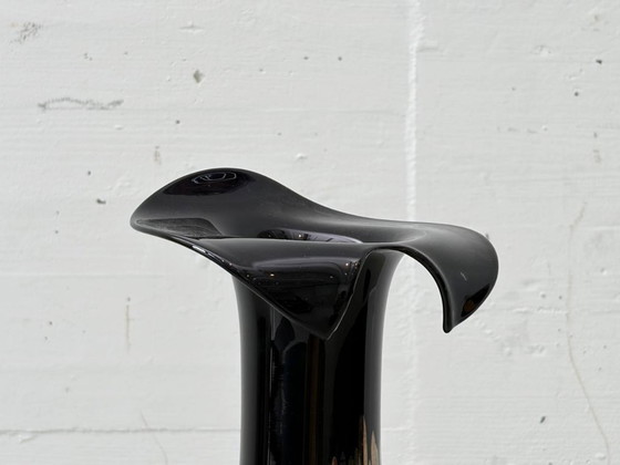 Image 1 of Iridescent EISCH studio glass vase, signed, 1970s