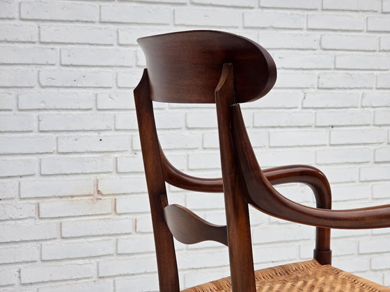 Image 1 of Anni '70, design italiano di Fratelli Levaggi, 2 poltrone, modello "Campanino", legno di ciliegio.