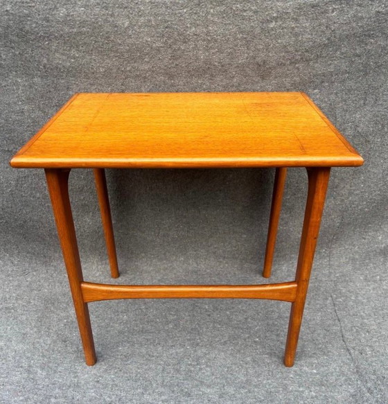 Set of nesting tables, Danish design 60s, Side tables, Wood, Brown, Mid Century Modern (photo 13 of 14)