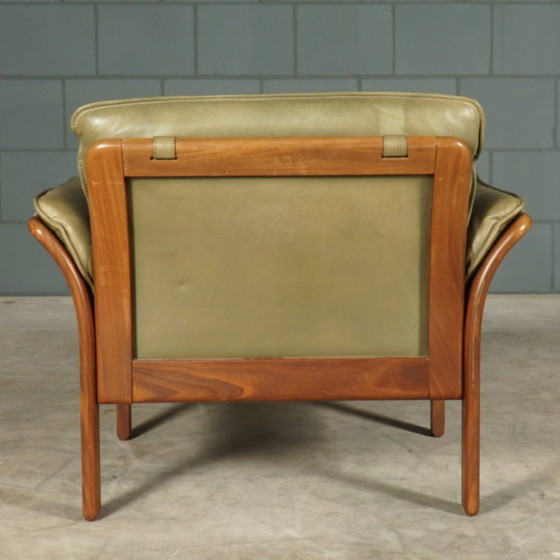 Poltrone vintage ‘Scala’ - Dreipunkt International - anni '80 – Leather, Wood (photo 5 of 11)