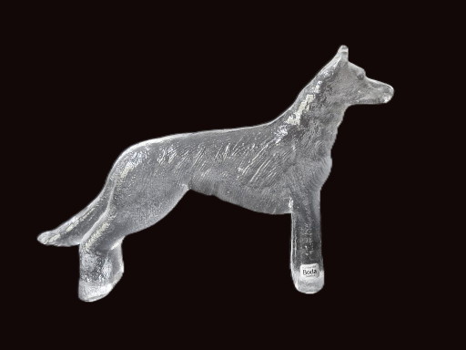 Kosta Boda - Large Dog From Bertil Vallien - 60s – glaskunst, Glass (photo 2 of 5)