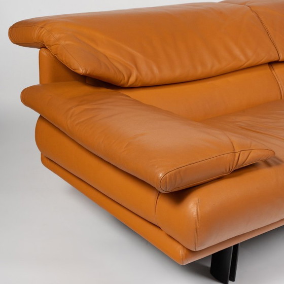Alanda Bank van Paolo Piva voor B&B Italia, jaren 80 – Banken, Leather, Metal (photo 9 of 10)