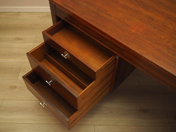 Image 1 of Escritorio Diplomat de palisandro, diseño danés, década de 1970, diseñador: Finn Juhl, fabricante: France & Son