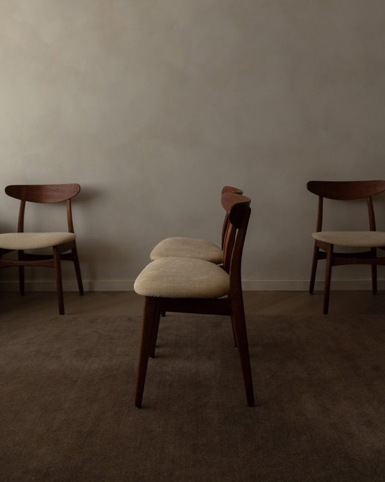 Image 1 of Set di 4 sedie da pranzo CH30 di Hans J. Wegner per Carl Hansen & Søn