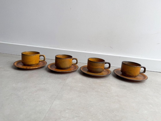 4x Vintage 70s Keramiek Kop & Schotels – Servies, Ceramic (photo 2 of 6)