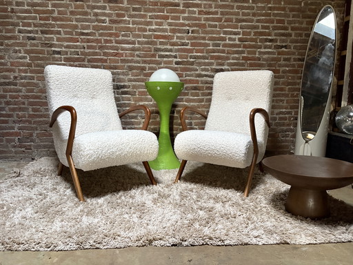 2 poltrone di design italiano attribuite a Paolo Buffa