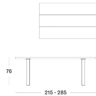 Image 1 of Vincent Sheppard Tavolo da giardino Matteo - 215x100