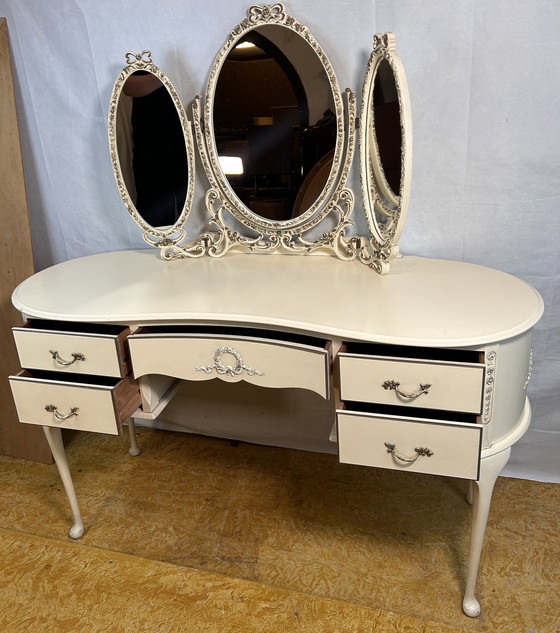 Image 1 of Romantique Vintage Shabby Chic Brocante Dressing Table English made