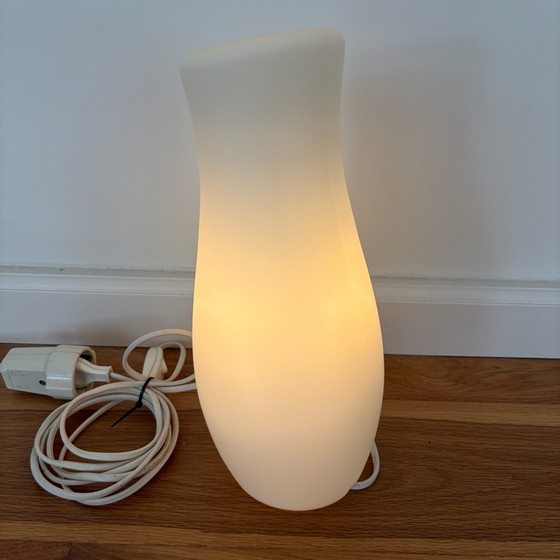 3x IKEA Mylonit Table lamps, opal glass, organic shape (photo 3 of 14)